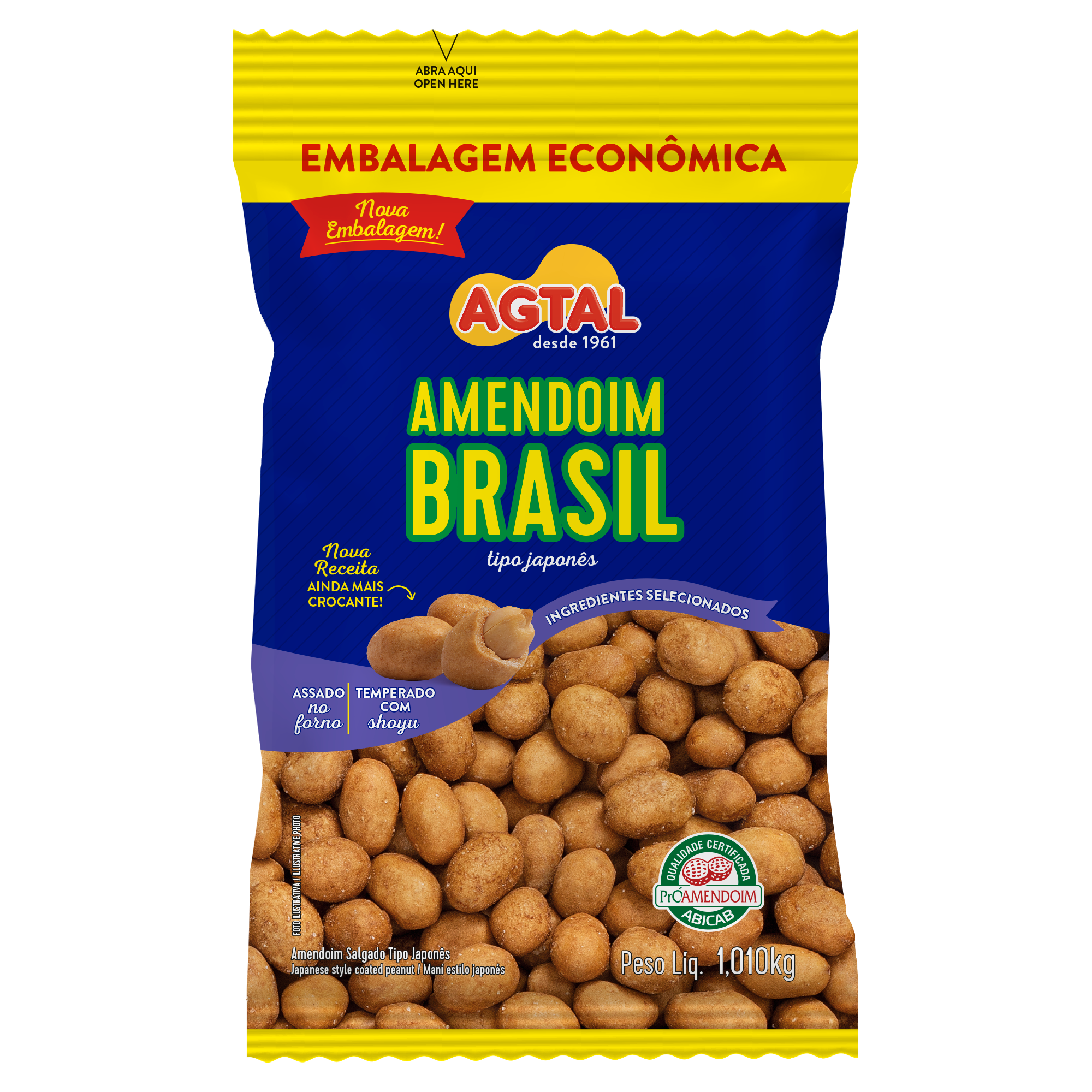 Amendoim Brasil 1,010kg