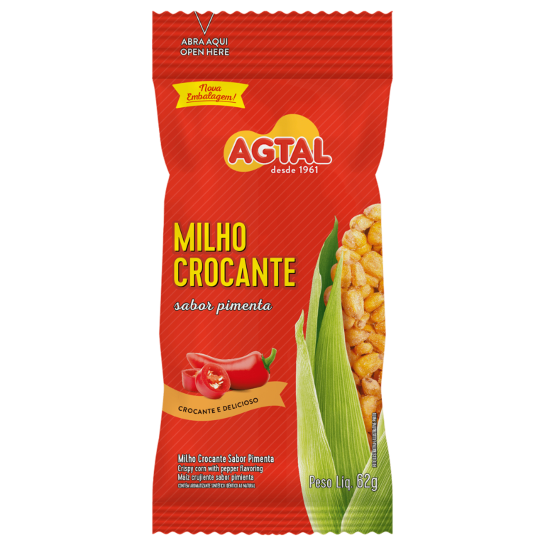 milho crocante sabor pimenta 62g
